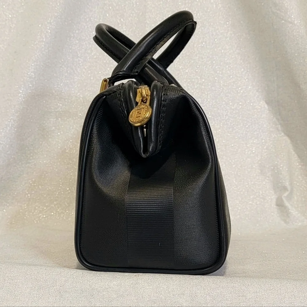 ** SOLD on VC**  Vintage FENDI Black Stripe Mini Bag - Picture 2 of 14